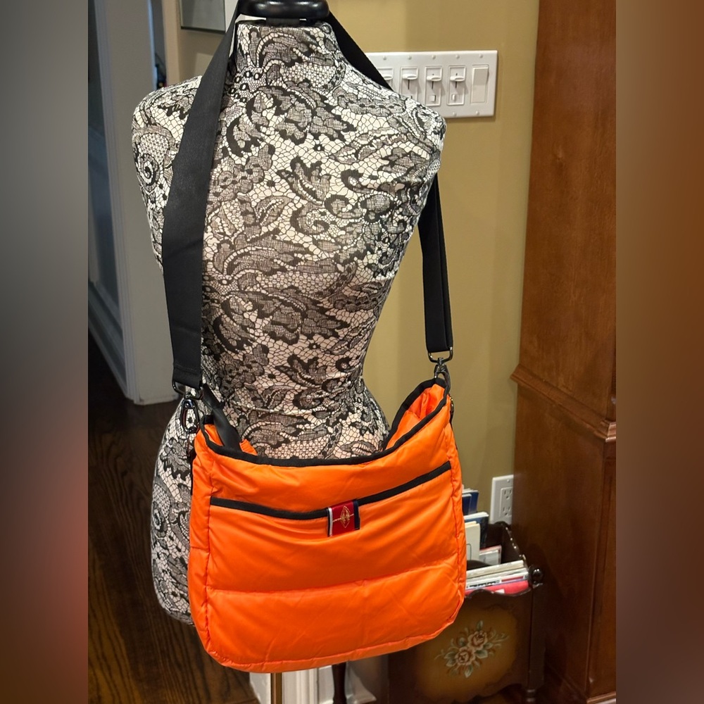 Pretty Rugged Cross-body Puffer Bag